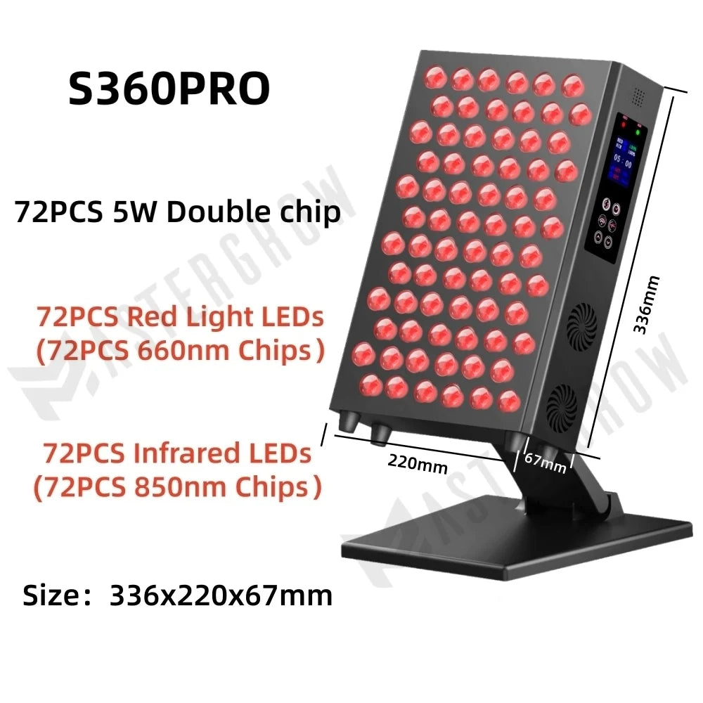Revitalize Your Skin with the Double Chip LED Red Light Therapy Panel - 660nm & 850nm for Ultimate Face and Body Rejuvenation
