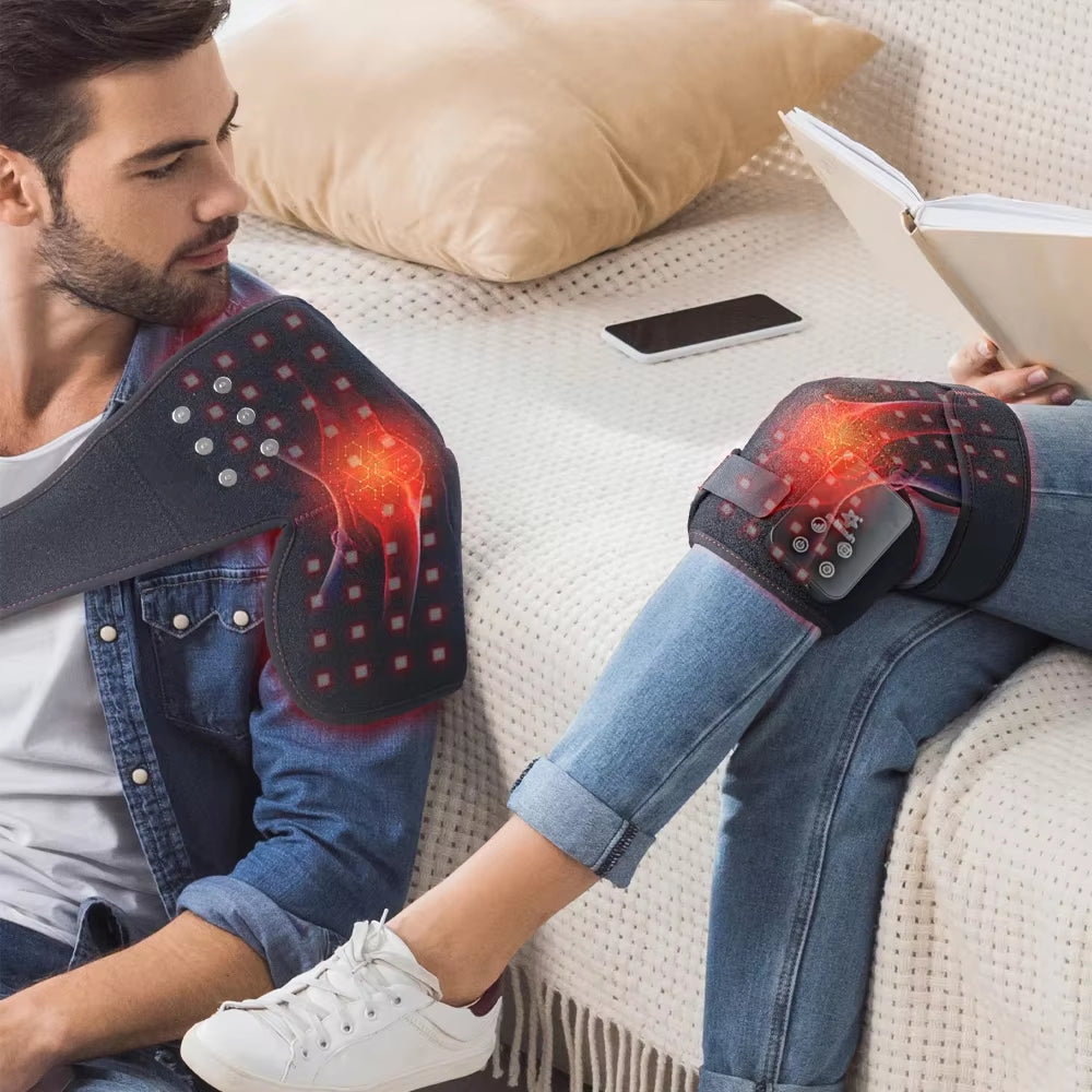 660Nm Red Light Knee Pad Leg Joint Shoulder Elbow 850Nm near Infrared Light Skin Care Support Knee Pain Relief Inflammation